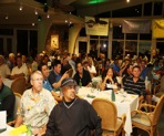 Mid Pacific Banquet room filled with players in the APIII 3rd Annual Golf Tournament