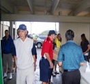 Bob and the volunteers get ready for a big day. Golf at it's best at Mid Pacific Country Club
