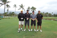 Group pictures on the 6th hole at Mid Pacific Country Club, Hawaii