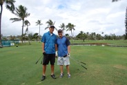Group shots at the 6th hole at Mid Pacific Country Club in Lanikai, Hawaii