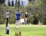 Another tee shot at the 11th hole at Mid Pacific Country Club