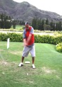 Teeing it up for the next hole at Mid Pacific Country Club