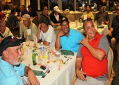Shaka bros. Enjoying the festivities at the banquet at Mid Pacific Country Club.