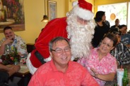 Santa Claus joins the Midas Hawaii ohana's Christmas party!