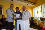 Special prizes and awards were given away at the Midas Hawaii Christmas party
