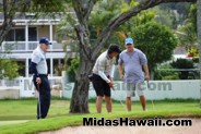 Focusing on their next shot at the Midas Hawaii Tony Pereira Golf Tournament