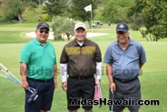 All smiles on the green at the Mid Pacific Country Club
