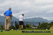 It's a lovely day for a round of golf at the Mid Pacific Country Club
