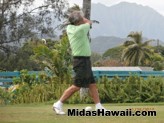 Swing! Proceeds of the tournament benefit the Ronald McDonald House in memory of Tony Pereira III