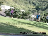Upward slope makes for an interesting game at the Mid Pacific Country Club