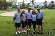 Dianne Pereira and team at the Midas Hawaii Tony Pereira Golf Tournament
