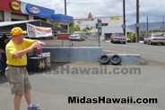 Win more prizes at the Drive Out Hunger Kickoff Event Midas Hawaii Oil Change Auto Repair 027