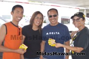 Winners all the way around at the Drive Out Hunger Kickoff Event Midas Hawaii Oil Change Auto Repair 097