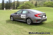 Everyone wanted to win this beautiful Honda at the Honda Windward Hole in One Par 3  at the Midas Hawaii APIII Memorial Golf Tournament 2016 for RMHC