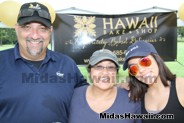 Thanks Hawaii Bake Shop. Tim with Yuri Rhoden and neice at the Midas Hawaii APIII Memorial Golf Tournament 2016 for RMHC