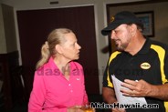 Bob Pereira, President of Midas Hawaii shares a moment with Merilyn Gray. She and her late husband have supported many many charities over the years. You go girl!!!
